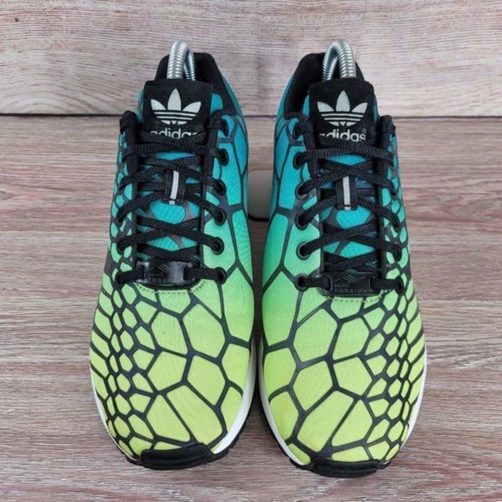 Adidas ZX Flux Torsion Women's Ombre Solar Size 7 Athletic Casual Sneakers Shoes - Picture 3 of 8